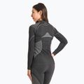 Completo di biancheria intima termica da donna KADVA Streif W Set senza cuciture nero 4