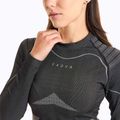 Completo di biancheria intima termica da donna KADVA Streif W Set senza cuciture nero 5