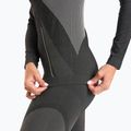 Completo di biancheria intima termica da donna KADVA Streif W Set senza cuciture nero 7