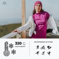 Completo di biancheria intima termica da donna KADVA Glacier W Set senza cuciture fucsia 10