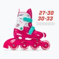 HUMBAKA Starjet LED pattini a rotelle per bambini 3in1 rosa 2