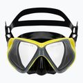 AQUASTIC Shoal set snorkeling maschera + boccaglio grigio 3