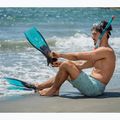 AQUASTIC Jetty set snorkeling maschera + boccaglio + pinne blu 15