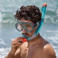 AQUASTIC Jetty set snorkeling maschera + boccaglio + pinne blu 17