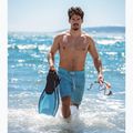 AQUASTIC Shoal set snorkeling maschera + boccaglio + pinne blu 14