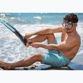 AQUASTIC Shoal set snorkeling maschera + boccaglio + pinne blu 16