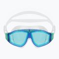 Maschera da nuoto per bambini AQUASTIC Mako Jr blu 2