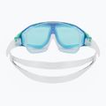 Maschera da nuoto per bambini AQUASTIC Mako Jr blu 4