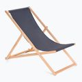 Lettino da giardino con regolazione KADVA LSR01310 grigio