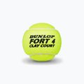 Palline da tennis Dunlop Fort Clay Court 4B 18 x 4 pezzi giallo 601318 3