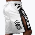 Pantaloncini da allenamento Hayabusa Icon Fight bianco/nero 5
