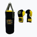 DIVISIONE B-2 Set da boxe per bambini nero/giallo Junior 10