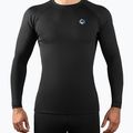 Ground Game Essential, rashguard a manica lunga da uomo, nero