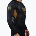 Ground Game Oni Samurai, rashguard a maniche lunghe da uomo nero/oro 2
