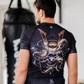 Ground Game Oni Samurai, rashguard da uomo nero/oro 8