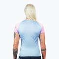 Rashguard atletico Ground Game da donna blu chiaro 2