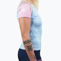 Rashguard atletico Ground Game da donna blu chiaro 3