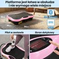 Piattaforma vibrante Extralink Moonwalk Spin Move black/pink 15