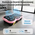 Piattaforma vibrante Extralink Moonwalk Spin Move black/pink 16