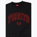 Felpa PROSTO Crewneck Varsity uomo nero 6