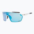 Occhiali da sole GOG Freya bianco opaco/nero/riflesso blu cielo