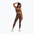 Leggings da allenamento da donna BeShaped Gym Queen marrone 2
