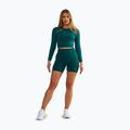 Pantaloncini da allenamento da donna BeShaped Power Up! verde scuro 2
