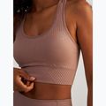 Top da allenamento da donna BeShaped Femme Force rosa-oro 5