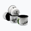 Tazza da viaggio Alpinus Enamelled White Bear 2