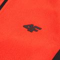 Felpa in pile 4F da uomo M045 rosso 3