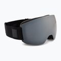 Occhiali da sci 4F U043 nero profondo/argento fumo a specchio
