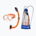 AQUA-SPEED set da immersione per bambini Alize FS + Samos + Mesh arancione
