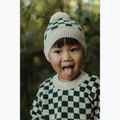 KID STORY berretto invernale per bambini Merino verde scacchiera 6