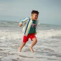 KID STORY giacca da bambino Bio Finishing Bomber a righe colorate 2