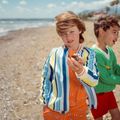 KID STORY giacca da bambino Bio Finishing Bomber a righe colorate 9