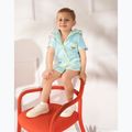 KID STORY Set in spugna di cotone biologico Camicia e pantaloncini blu cielo 14