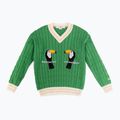 KID STORY maglione per bambini Cotone organico pellicano verde