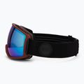 Maschera da sci IMX Peak purple matt/black/blue irridium/brown 4