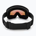 Maschera da sci IMX Snow black matt/black/green iridium/brown 3
