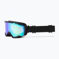 Maschera da sci IMX Snow black matt/black/green iridium/brown 7