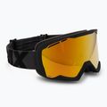 Maschera da sci IMX Snow black matt/black/gold iridium/ brown
