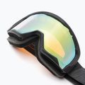 Maschera da sci IMX Snow black matt/black/gold iridium/ brown 8