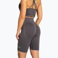 Pantaloncini da allenamento biker da donna Gym Glamour Push Up 2.0 argento scuro 5