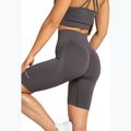 Pantaloncini da allenamento biker da donna Gym Glamour Push Up 2.0 argento scuro 6