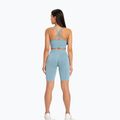 Pantaloncini da allenamento biker da donna Gym Glamour Push Up 2.0 laguna blu 3