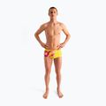 SWEEP Aqua Kraken, boxer da bagno da uomo rosa/giallo 2