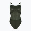 Costume da bagno donna CLap intero verde scuro 2