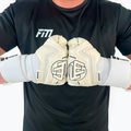 Guanti da portiere bianchi Football Masters Voltage Plus NC 5