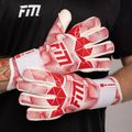 Guanti da portiere Football Masters Varis X Pro NC bianco/rosso 5