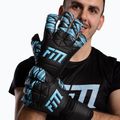 Guanti da portiere Football Masters Invictus X Training nero/blu 5
